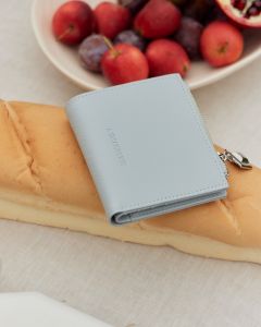 DUSTY BLUE FLIP WALLET - S